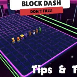 tips trik map block dash stumble guys